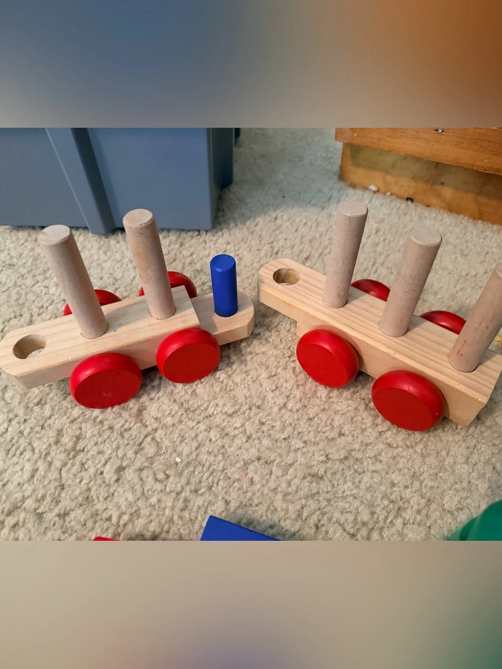 Melissa & Doug Classic Wooden Stacking Train
